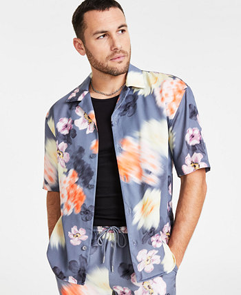 Мужская повседневная рубашка на пуговицах с цветочным принтом Jackson, созданная для Macy's I.N.C. International Concepts
