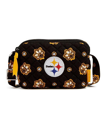 Женская маленькая сумка через плечо для стадиона Pittsburgh Steelers Vera Bradley