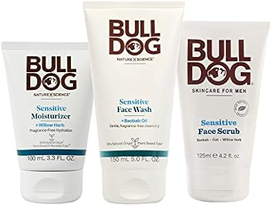 BULLDOG Mens Skincare and Grooming Oil Control Starter Kit with Moisturizer and Face Wash, 2 Count Bulldog