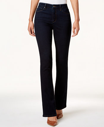Короткие прямые джинсы Lexington с контролем живота, созданные для Macy's Charter Club