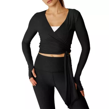 Featherweight Waist No Time Wrap Top Beyond Yoga
