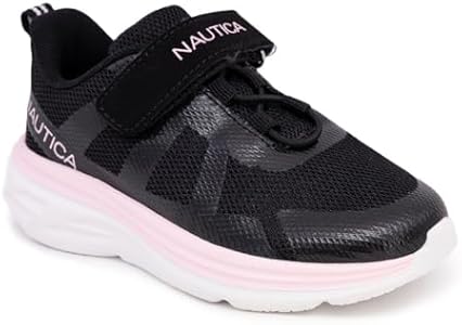 Nautica Kids Fashion Sneaker Athletic Running Shoe with One Strap |Boys - Girls|(Toddler/Little Kid) Nautica