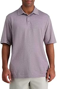 Haggar Men's Short Sleeve Stretch Polo (Regular and Big and Tall Sizes) Haggar