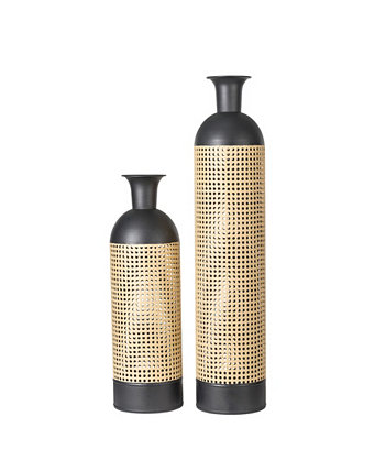 Декоративные напольные вазы в стиле бохо, набор из 2 шт. Glitzhome