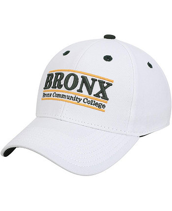 Мужская белая регулируемая шляпа Snapback Bronx Community College Broncos Bronx Classic Bar Game