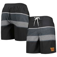 Мужские черные шорты для плавания G-III Sports by Carl Banks Washington Commanders Coastline Volley In The Style
