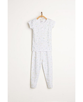 Premium Peruvian Pima cotton Bears Snug fit Tee & Pant pajama set for toddler unisex Babycottons