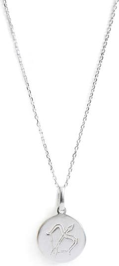 Ожерелье с подвеской в виде знака зодиака "Стрелец" из стерлингового серебра Anzie
