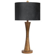 Table Lamp with Black Velvet Shade Evolution