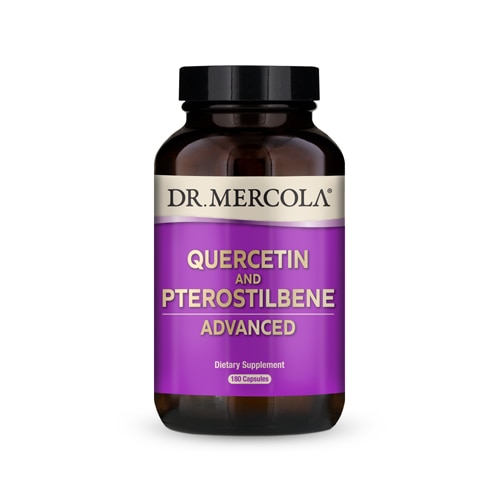 Кверцетин и птеростильбен Advanced, 180 капсул Dr. Mercola