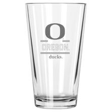 Oregon Ducks 16oz. Etched Classic Crew Pint Glass The Memory Company