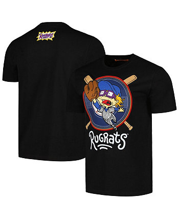 Мужская черная бейсбольная футболка Rugrats Chuckie Freeze Max