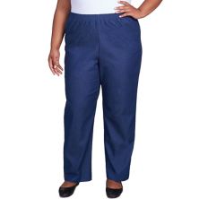 Plus Size Alfred Dunner Proportioned Denim Pants Alfred Dunner