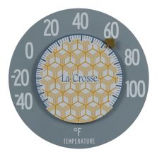 Технология La Crosse 8 дюймов. Аналоговый циферблатный термометр для внутреннего / наружного улья La Crosse Technology