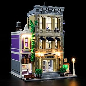 LIGHTAILING Led Lighting Kit for Lego- 10278 Police-Station Building Blocks Model - LED Light Set Compatible with Lego Model(Not Include Lego Model) Lightailing