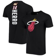 Мужская черная футболка Fanatics с логотипом Tyler Herro Miami Heat Playmaker, имя и номер Unbranded