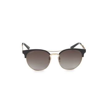 gucci 56mm clubmaster sunglasses