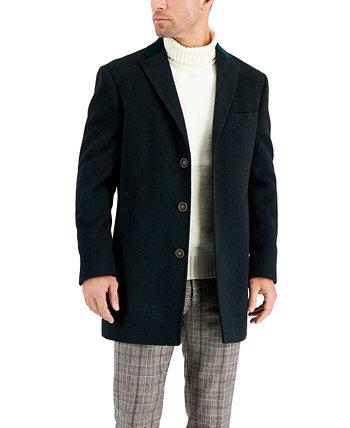 Мужское шерстяное однотонное пальто Tallia