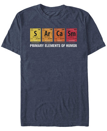 Мужская футболка с короткими рукавами и круглым вырезом Elements of Humor FIFTH SUN