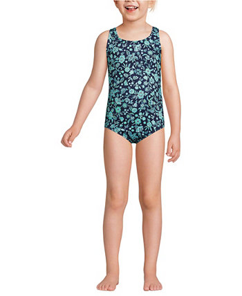 Big Girls Plus Chlorine Resistant One Piece UPF 50 Swimsuit Lands' End