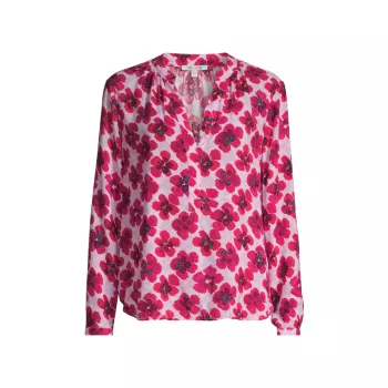 Блуза с цветочным принтом In Bloom NIC+ZOE