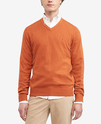 Фирменный мужской свитер с V-образным вырезом, созданный для Macy's Tommy Hilfiger