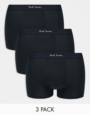 Мужские Боксеры Paul Smith 3-pack черные Paul Smith