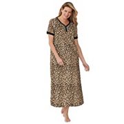 Dreams & Co. Women's Plus Size Long Henley Sleepshirt Dreams & Co.