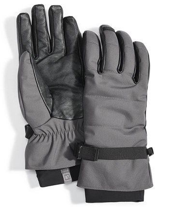 Мужские водонепроницаемые пуховые перчатки с поясом и подкладкой из искусственного меха UR Gloves
