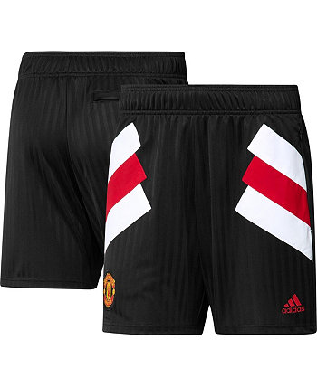 Мужские черные шорты Manchester United Football Icon Adidas