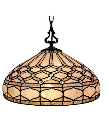 Подвесной светильник Tiffany Style с 2 лампами Amora Lighting