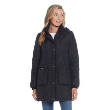 Женская стеганая куртка Walker с капюшоном Weathercast и ребристой отделкой Weathercast