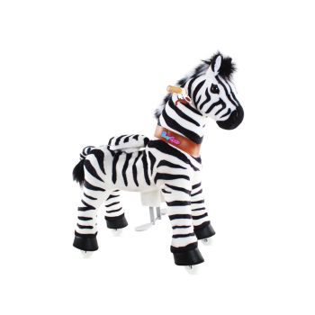 Little Kid's &amp; Kid's Medium Ride On Zebra Plush Toy PonyCycle