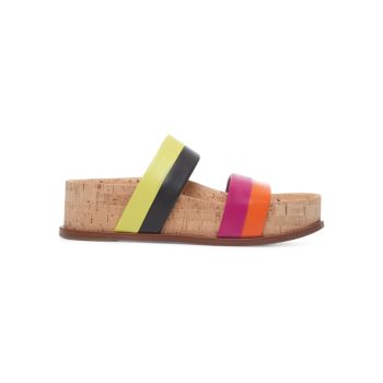 Кожаные сандалии Striker с цветными блоками Gabriela Hearst