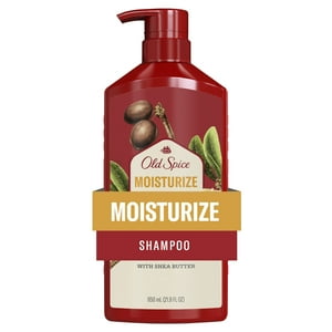 Old Spice Moisturize Shampoo for Men with Shea Butter, All Hair Types, 22 fl oz Old Spice