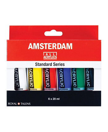 Standard Series Acrylic Paint Set, 6 Piece Amsterdam