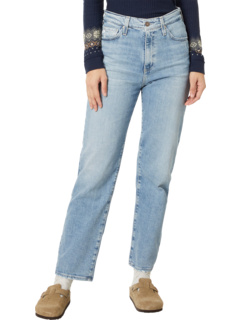Прямые джинсы Rian с высокой посадкой в цвете Eclipsed AG Jeans