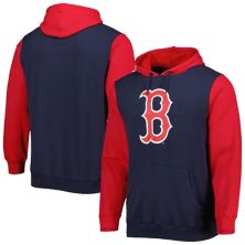 Men's Stitches Navy/Red Boston Red Sox Team Pullover Hoodie Stitches