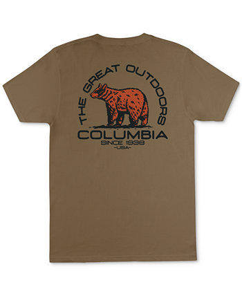 Мужская футболка с рисунком медведя Great Outdoors Columbia