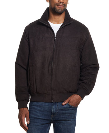 Винтажная мужская куртка-бомбер из микрозамши Weatherproof