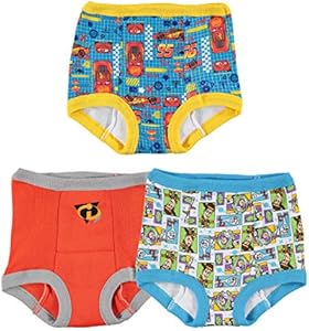 Disney Baby Pixar Potty Training Pants with Cars, Toy Story, Nemo & More with Chart & Stickers in Sizes 2t, 3t and 4t Disney