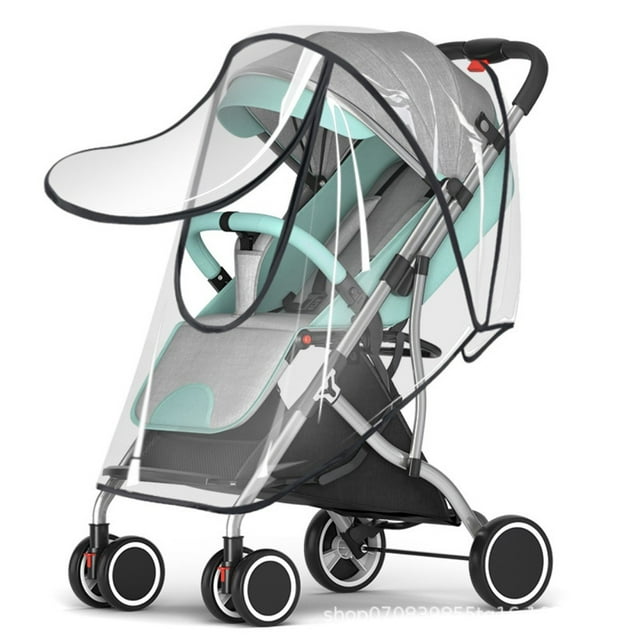 For Baby Stroller Accessories Waterproof Universal Weather Stroller Baby Car Stroller Rain Cover Cover Rain Cover EVA ZIPPER Jingting