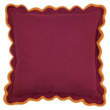 Sonoma Goods For Life® Scalloped Solid Outdoor Pillow SONOMA