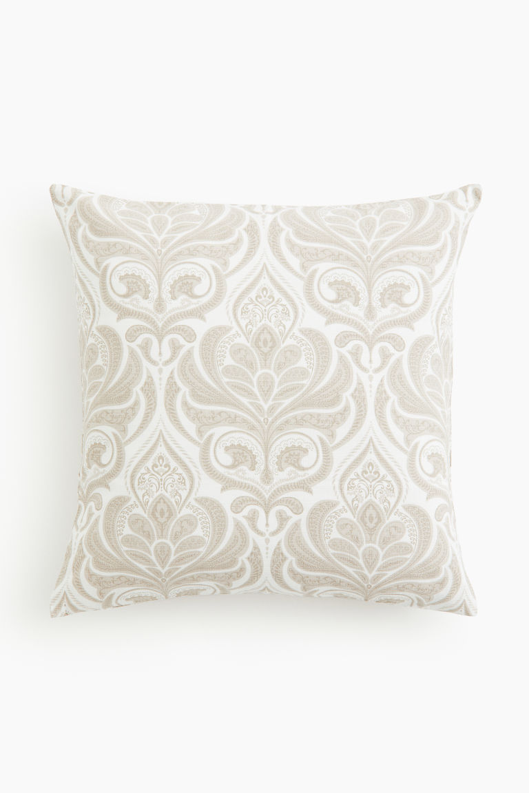 Damask-patterned Cushion Cover H&M