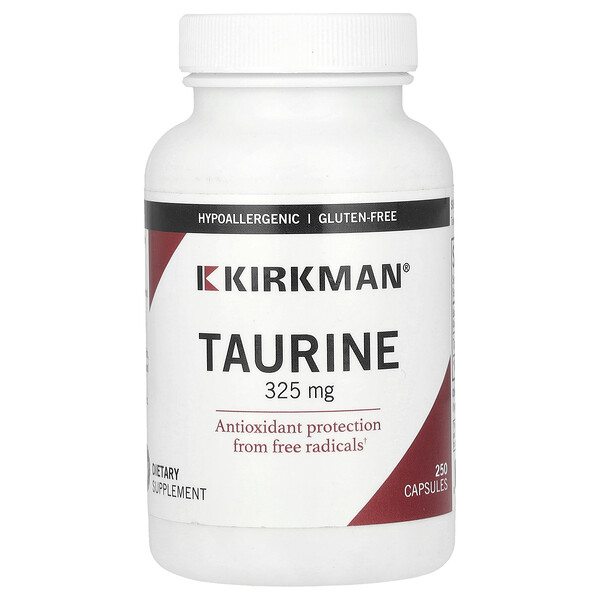 Таурин - 325 мг - 250 капсул - Kirkman Labs Kirkman Labs