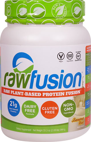 Rawfusion Растительный протеин Fusion™ Банановый орех — 30 порций Rawfusion