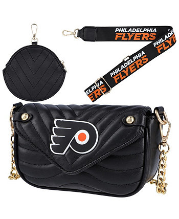 Женская кожаная сумка на ремешке Philadelphia Flyers Cuce