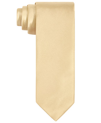 Men's Purple & Gold Solid Tie Tayion Collection