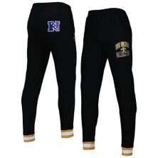 Мужские стартовые черные флисовые брюки-джоггеры New Orleans Saints Blitz Starter