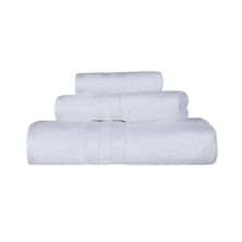 SUPERIOR Ultra Soft Cotton Absorbent Solid 3-Piece Towel Set Superior